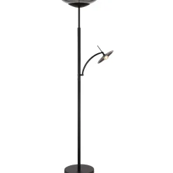 mutoni light Stehleuchte Glanzara Metall Schwarz Matt Led 40> Led-Stehleuchten