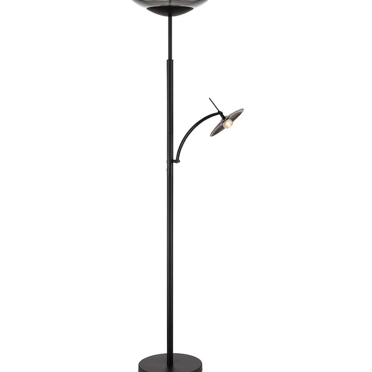 mutoni light Stehleuchte Glanzara Metall Schwarz Matt Led 40> Led-Stehleuchten