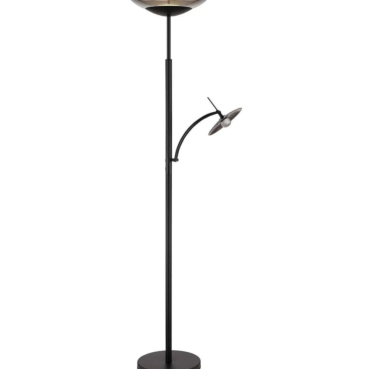 mutoni light Stehleuchte Glanzara Metall Schwarz Matt Led 40> Led-Stehleuchten