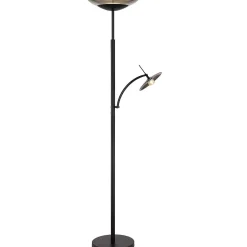 mutoni light Stehleuchte Glanzara Metall Schwarz Matt Led 40><noscript><img width=