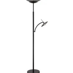 mutoni light Stehleuchte Glanzara Metall Schwarz Matt Led 40><noscript><img width=