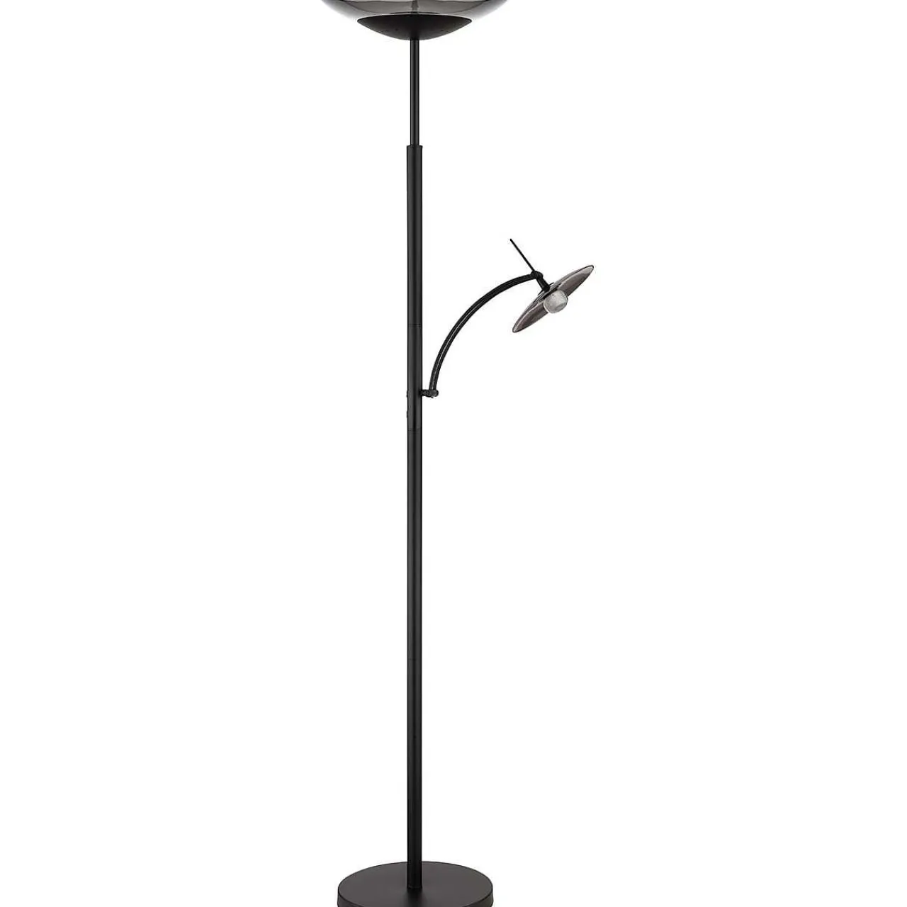 mutoni light Stehleuchte Glanzara Metall Schwarz Matt Led 40> Led-Stehleuchten