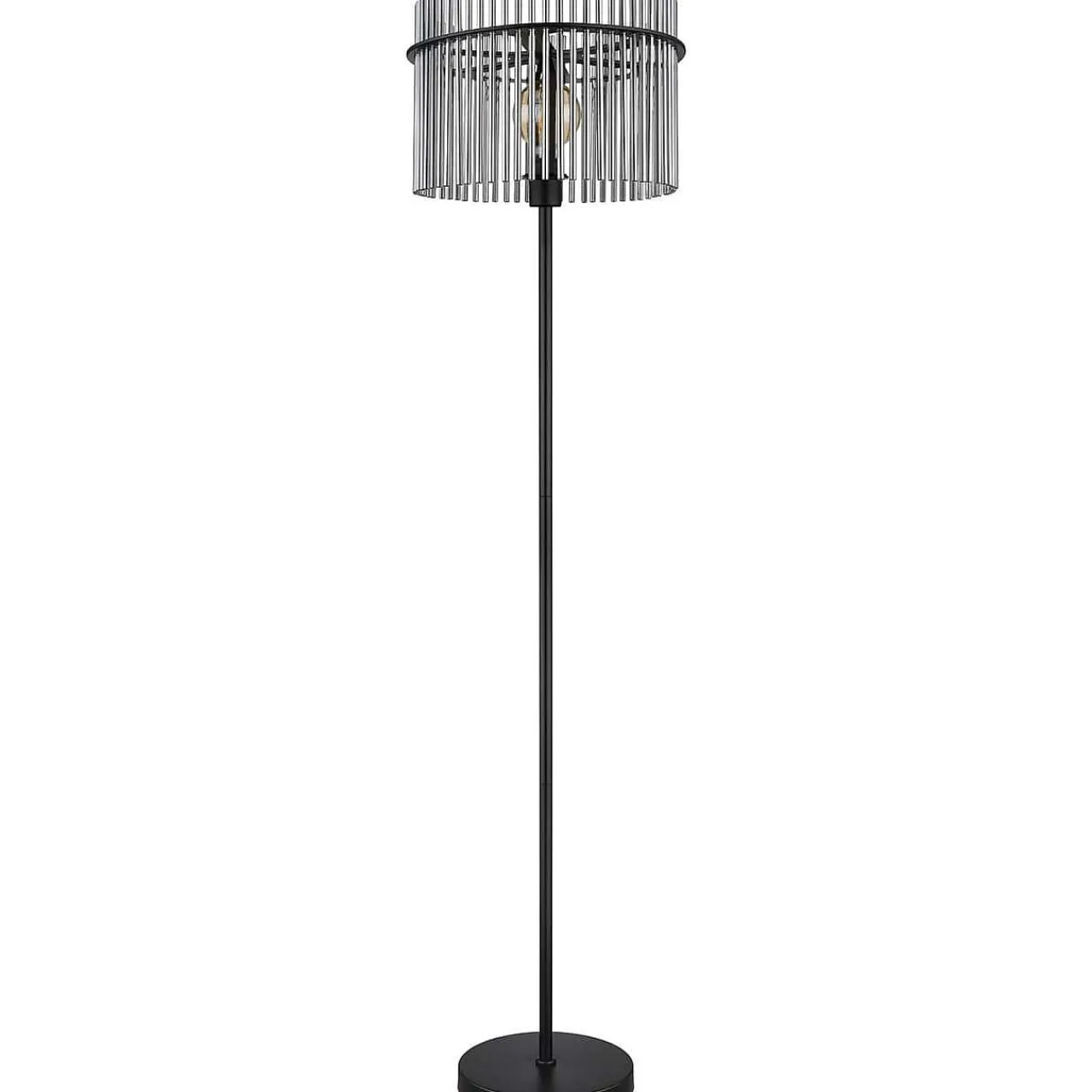 mutoni light Stehleuchte Gorley Metall Schwarz Matt 1Xe27> Stehleuchten