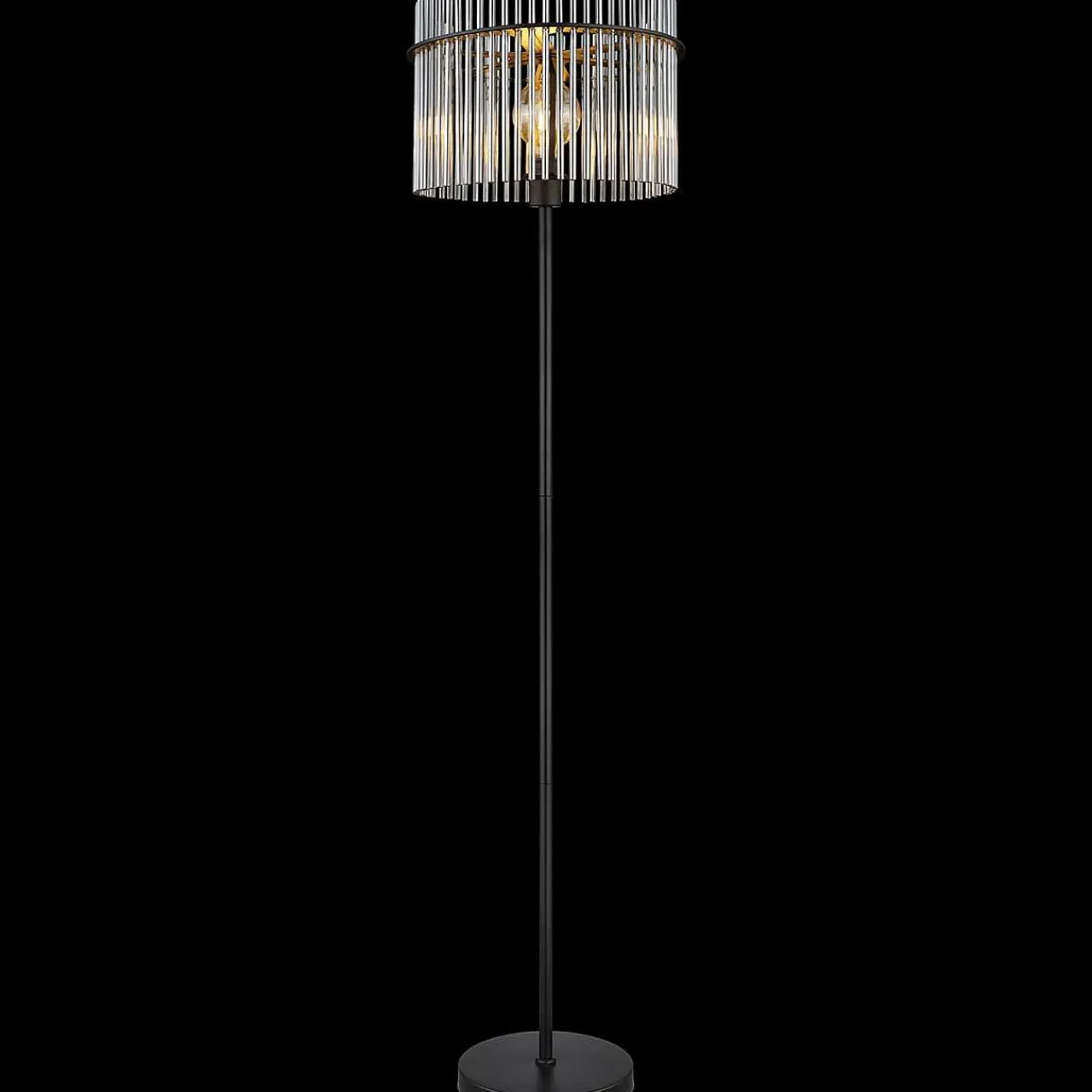 mutoni light Stehleuchte Gorley Metall Schwarz Matt 1Xe27> Stehleuchten