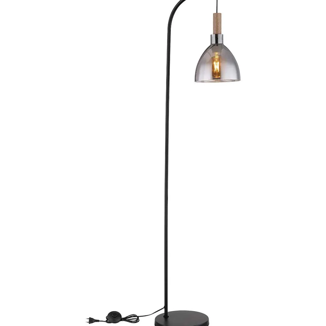 mutoni light Stehleuchte Mattea Metall Schwarz Matt 1Xe27 Led> Led-Stehleuchten