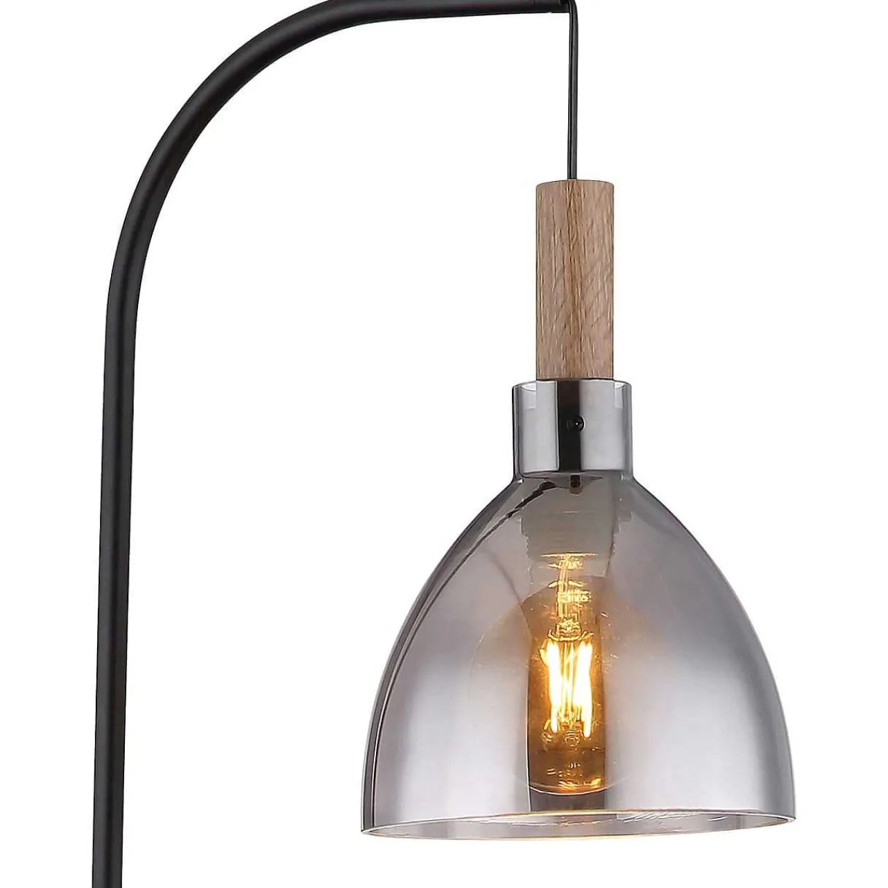 mutoni light Stehleuchte Mattea Metall Schwarz Matt 1Xe27 Led> Led-Stehleuchten