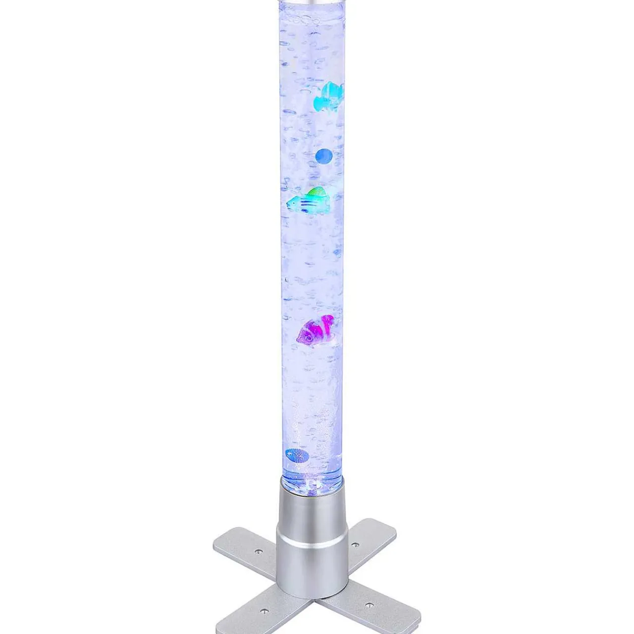mutoni light Stehleuchte Mendoza Kunststoff Silber Rgb Led> Led-Stehleuchten