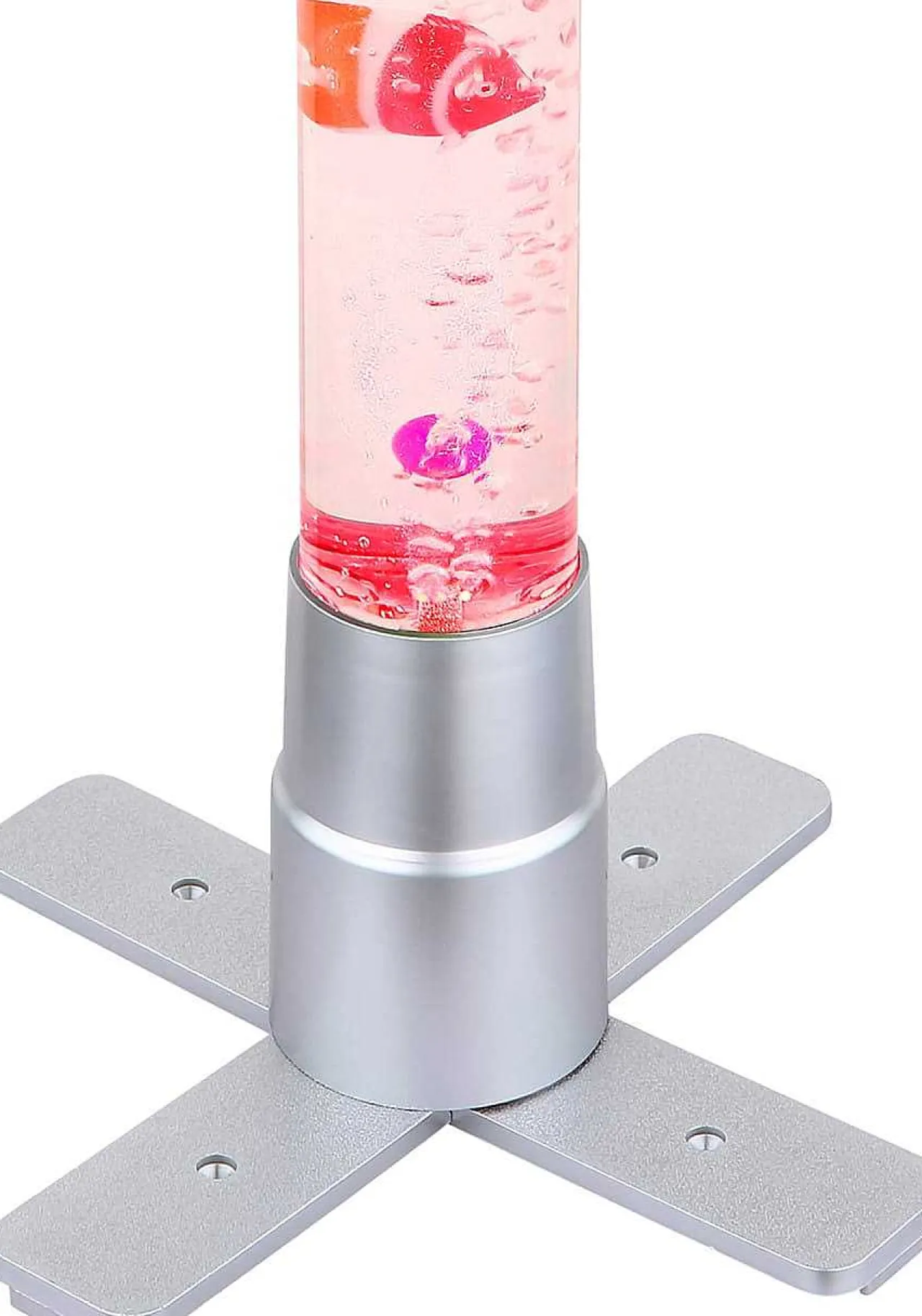 mutoni light Stehleuchte Mendoza Kunststoff Silber Rgb Led> Led-Stehleuchten