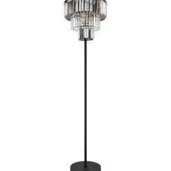 mutoni light Stehleuchte Naxis Metall Schwarz Matt 3Xe27> Stehleuchten
