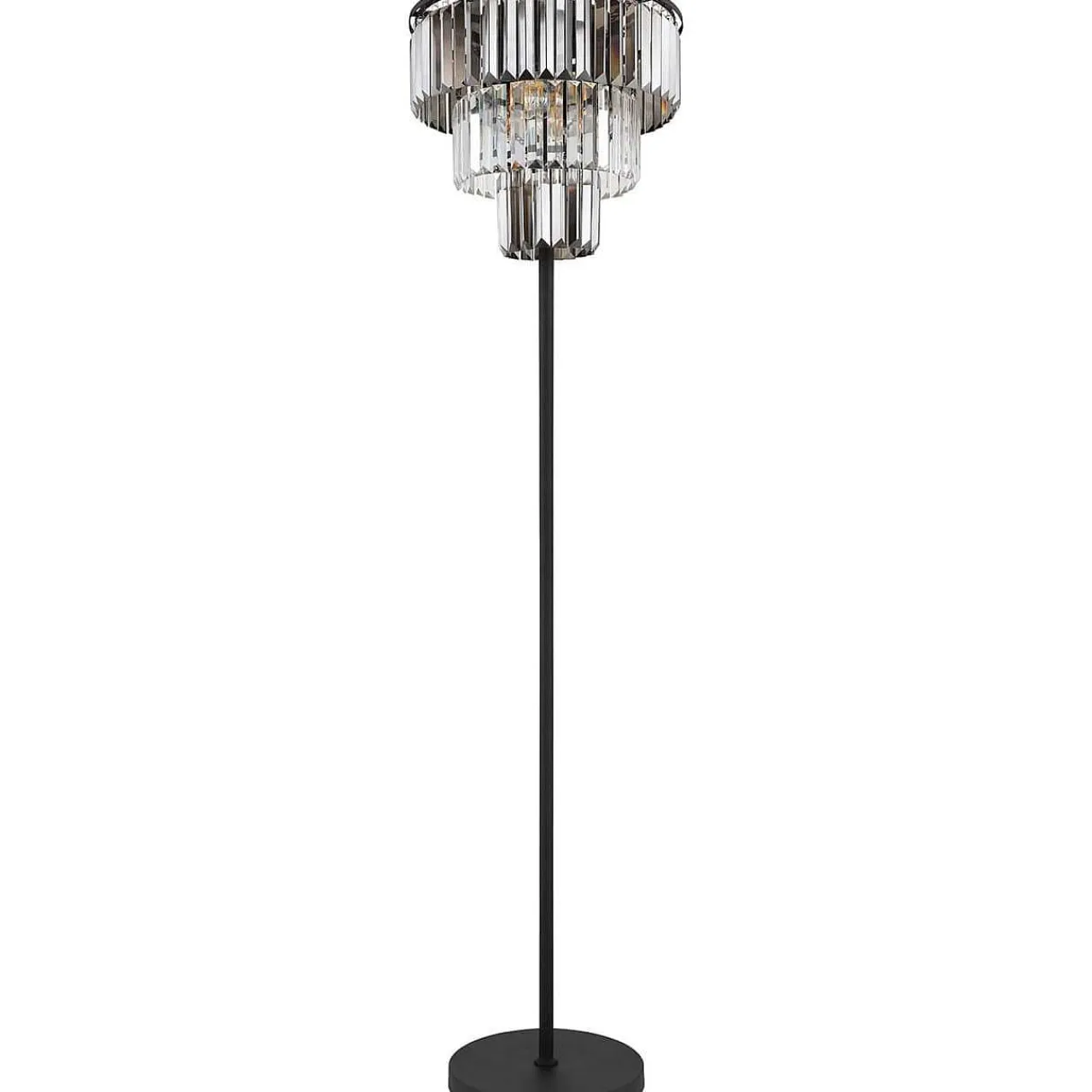 mutoni light Stehleuchte Naxis Metall Schwarz Matt 3Xe27> Stehleuchten