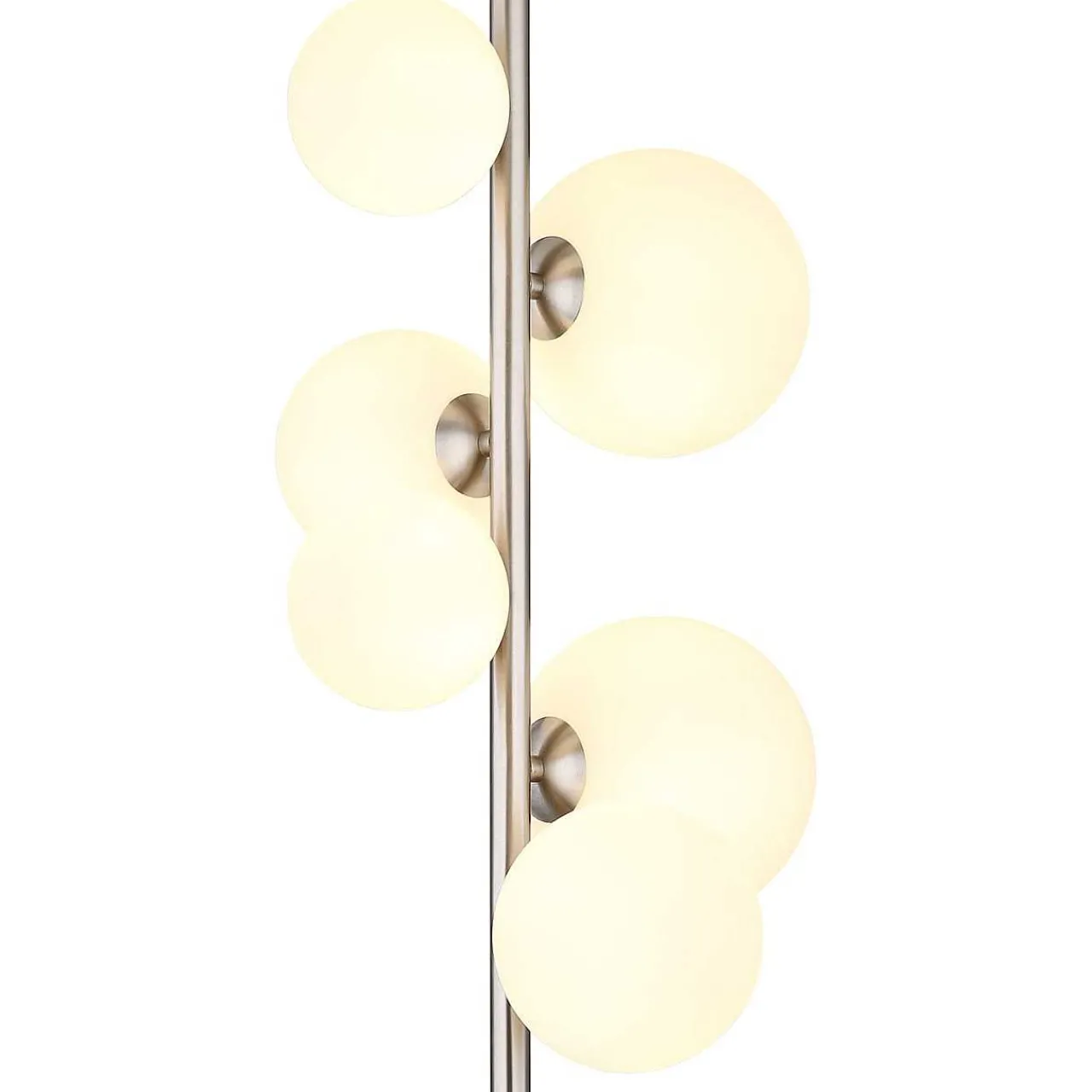 mutoni light Stehleuchte Riha Metall Nickel Matt 6Xg9 Led> Led-Stehleuchten