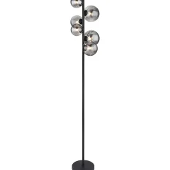 mutoni light Stehleuchte Riha Metall Schwarz Matt 6Xg9 Led> Led-Stehleuchten