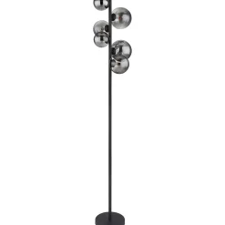 mutoni light Stehleuchte Riha Metall Schwarz Matt 6Xg9 Led> Led-Stehleuchten
