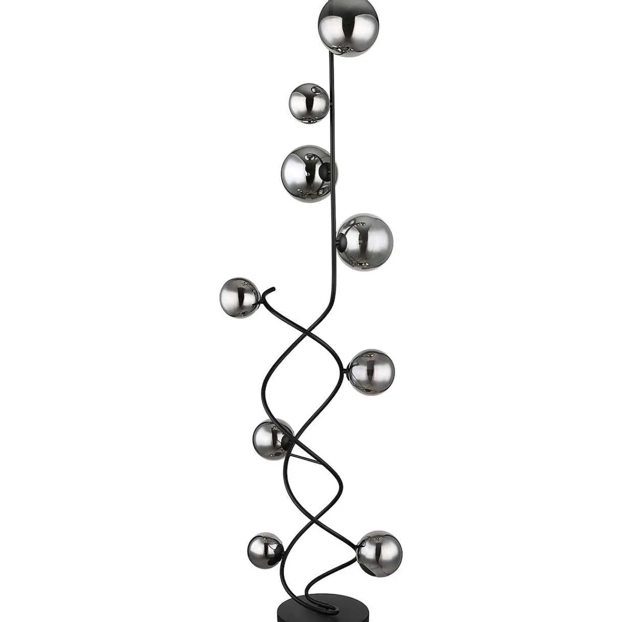 mutoni light Stehleuchte Riha Metall Schwarz Matt 9Xg9 Led> Led-Stehleuchten