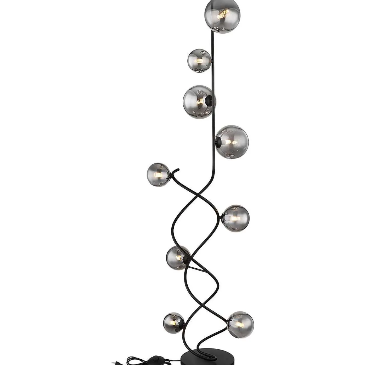 mutoni light Stehleuchte Riha Metall Schwarz Matt 9Xg9 Led> Led-Stehleuchten