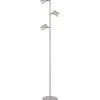 mutoni light Stehleuchte Robby Metall Nickel Matt 3Xgu10 Led> Led-Stehleuchten