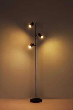 mutoni light Stehleuchte Robby Metall Graphit 3Xgu10 Led> Led-Stehleuchten