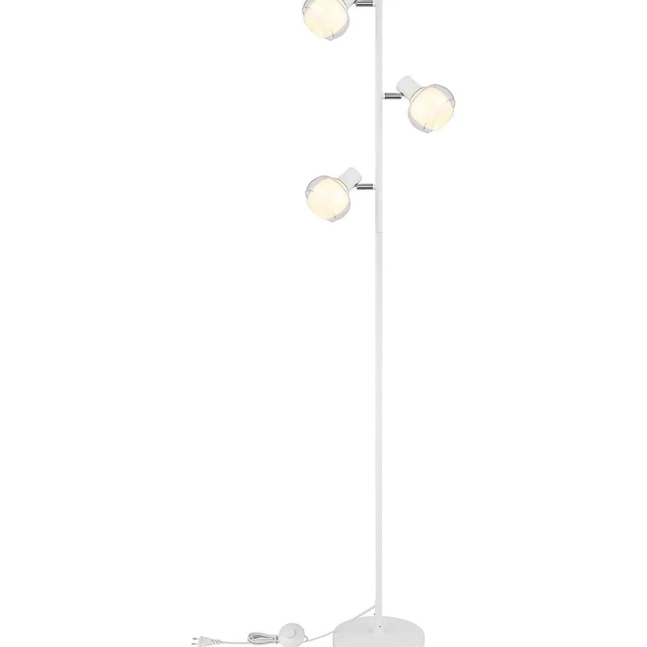 mutoni light Stehleuchte Tokki Metall Weiss Matt 3Xe14> Stehleuchten