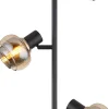 mutoni light Stehleuchte Tokki Metall Schwarz Matt 3Xe14> Stehleuchten