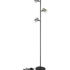mutoni light Stehleuchte Trabby Metall Schwarz Matt 3Xgu10><noscript><img width=