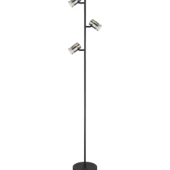 mutoni light Stehleuchte Trabby Metall Schwarz Matt 3Xgu10><noscript><img width=