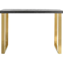 Richmond Interiors Stehtisch Blackbone Schwarz Gold 160> Bartische