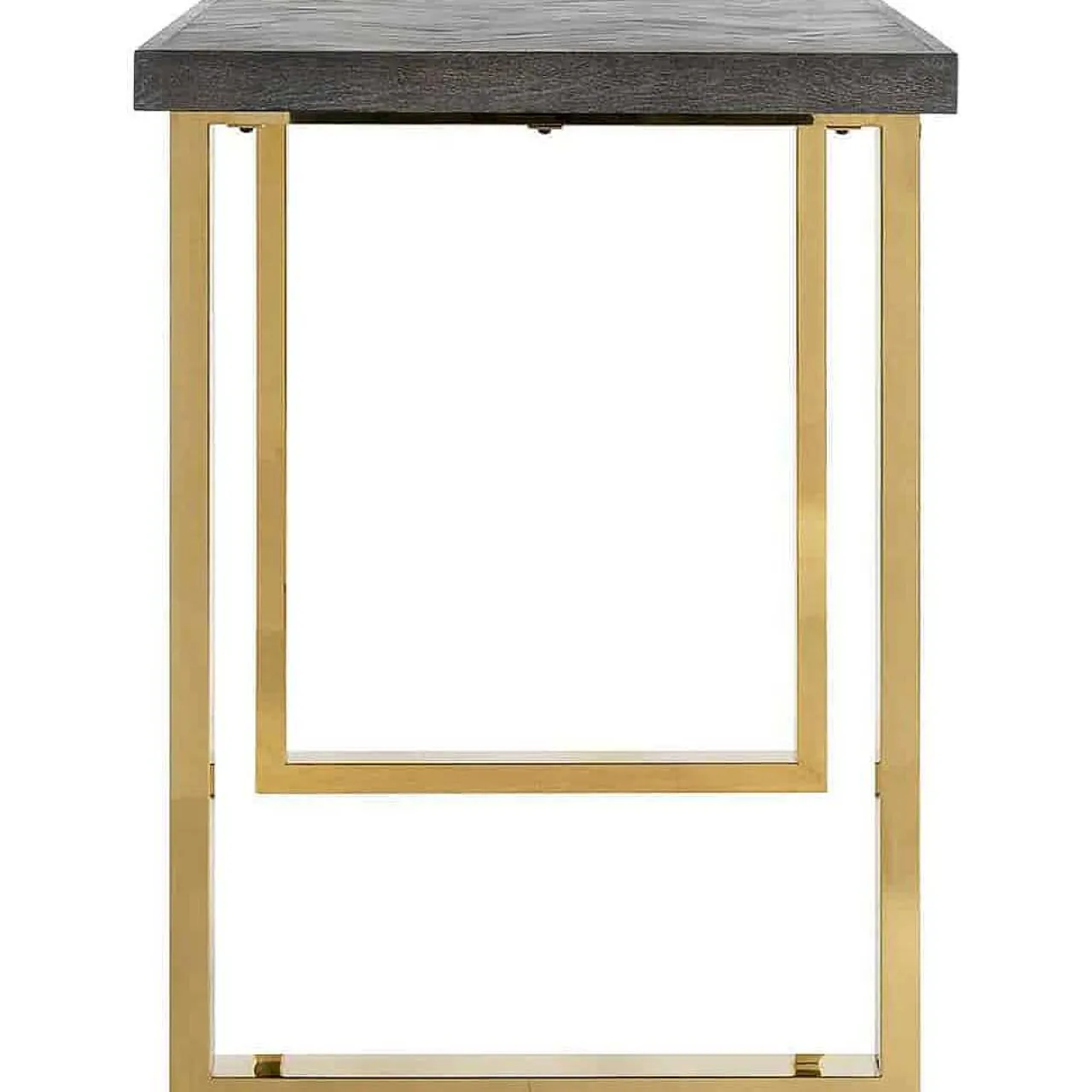 Richmond Interiors Stehtisch Blackbone Schwarz Gold 160> Bartische