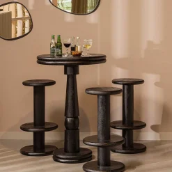 mutoni living Stehtisch Kolby Mango Schwarz 105> Bartische