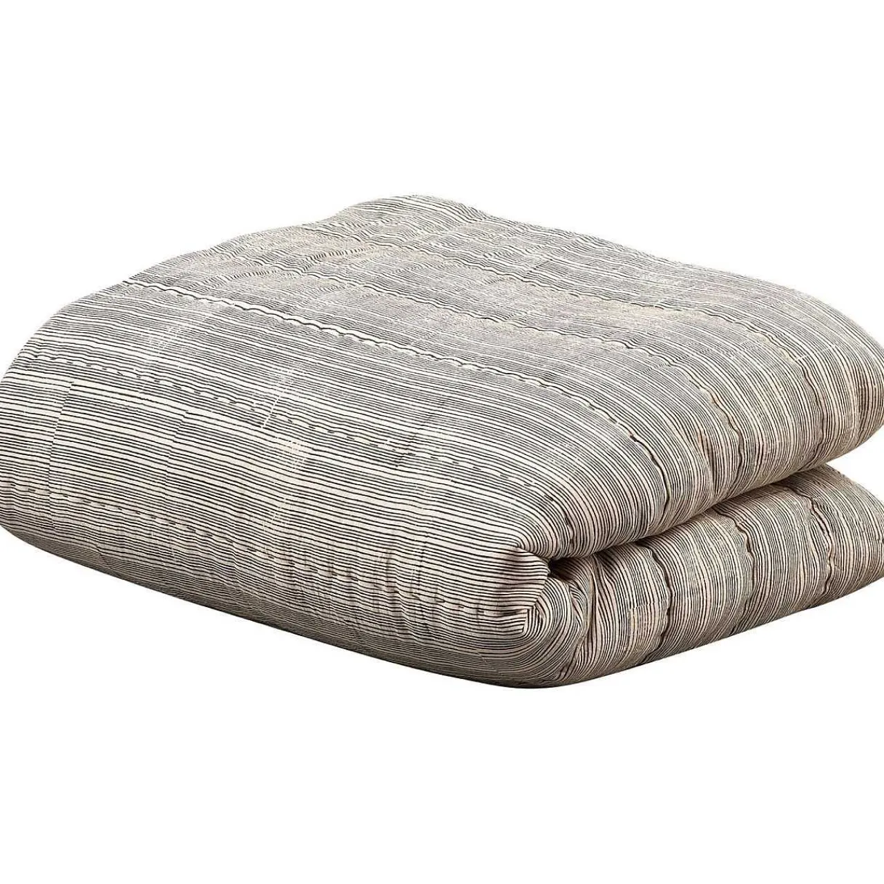 mutoni living Steppdecke Blend Schwarz/Offwhite 220X265> Tagesdecken & Plaids