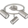 mutoni light Strahler Allvi Metall Nickel Matt 3Xgu10> Deckenleuchten