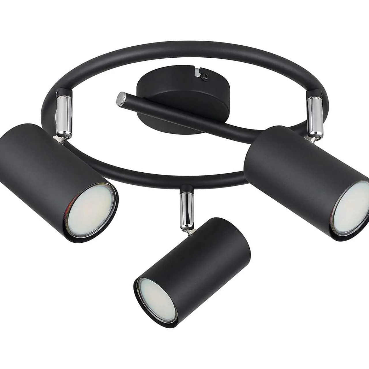 mutoni light Strahler Allvi Metall Schwarz Matt 3Xgu10> Deckenleuchten