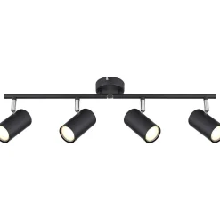 mutoni light Strahler Allvi Metall Schwarz Matt 4Xgu10> Deckenleuchten
