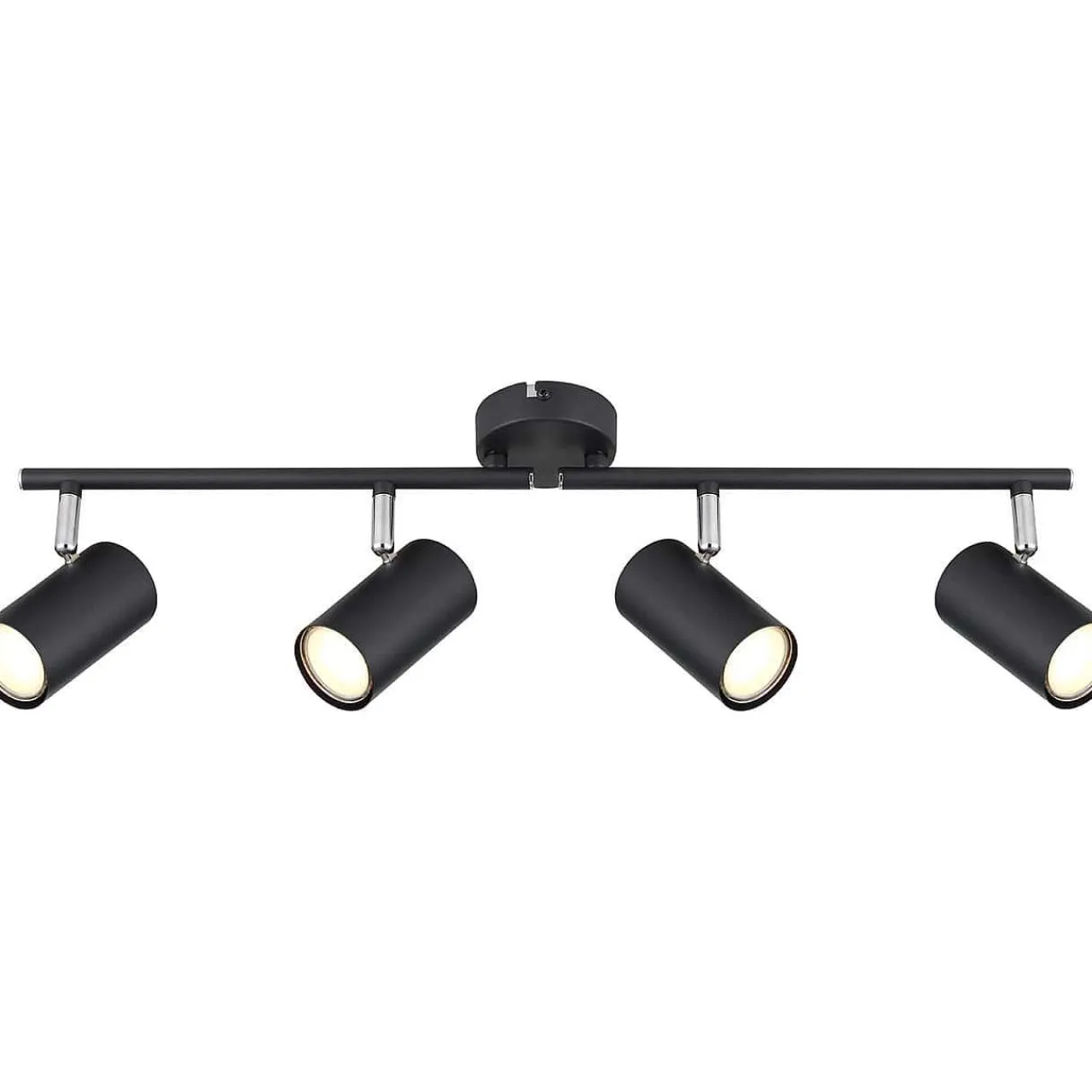 mutoni light Strahler Allvi Metall Schwarz Matt 4Xgu10> Deckenleuchten