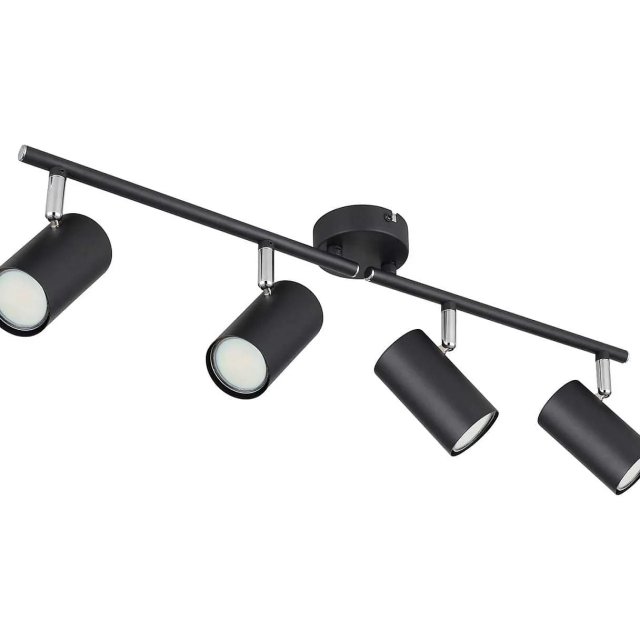 mutoni light Strahler Allvi Metall Schwarz Matt 4Xgu10> Deckenleuchten