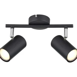 mutoni light Strahler Allvi Metall Schwarz Matt 2Xgu10> Deckenleuchten
