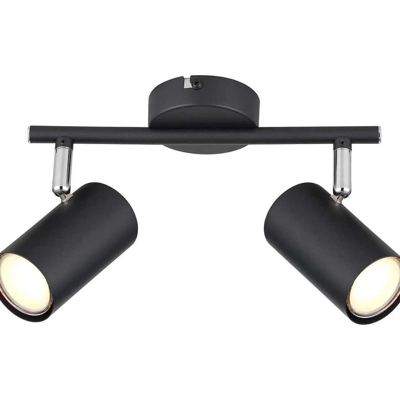 mutoni light Strahler Allvi Metall Schwarz Matt 2Xgu10> Deckenleuchten