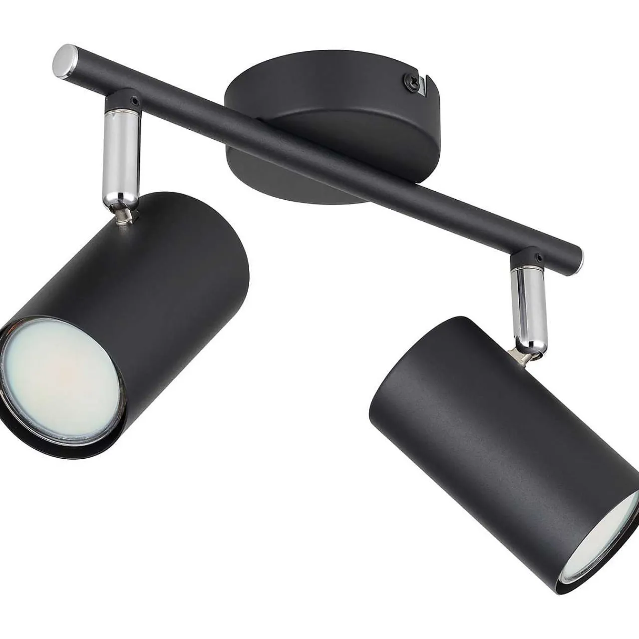 mutoni light Strahler Allvi Metall Schwarz Matt 2Xgu10> Deckenleuchten