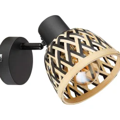 mutoni light Strahler Colly Metall Schwarz Matt 1Xe27 Led> Wandleuchten