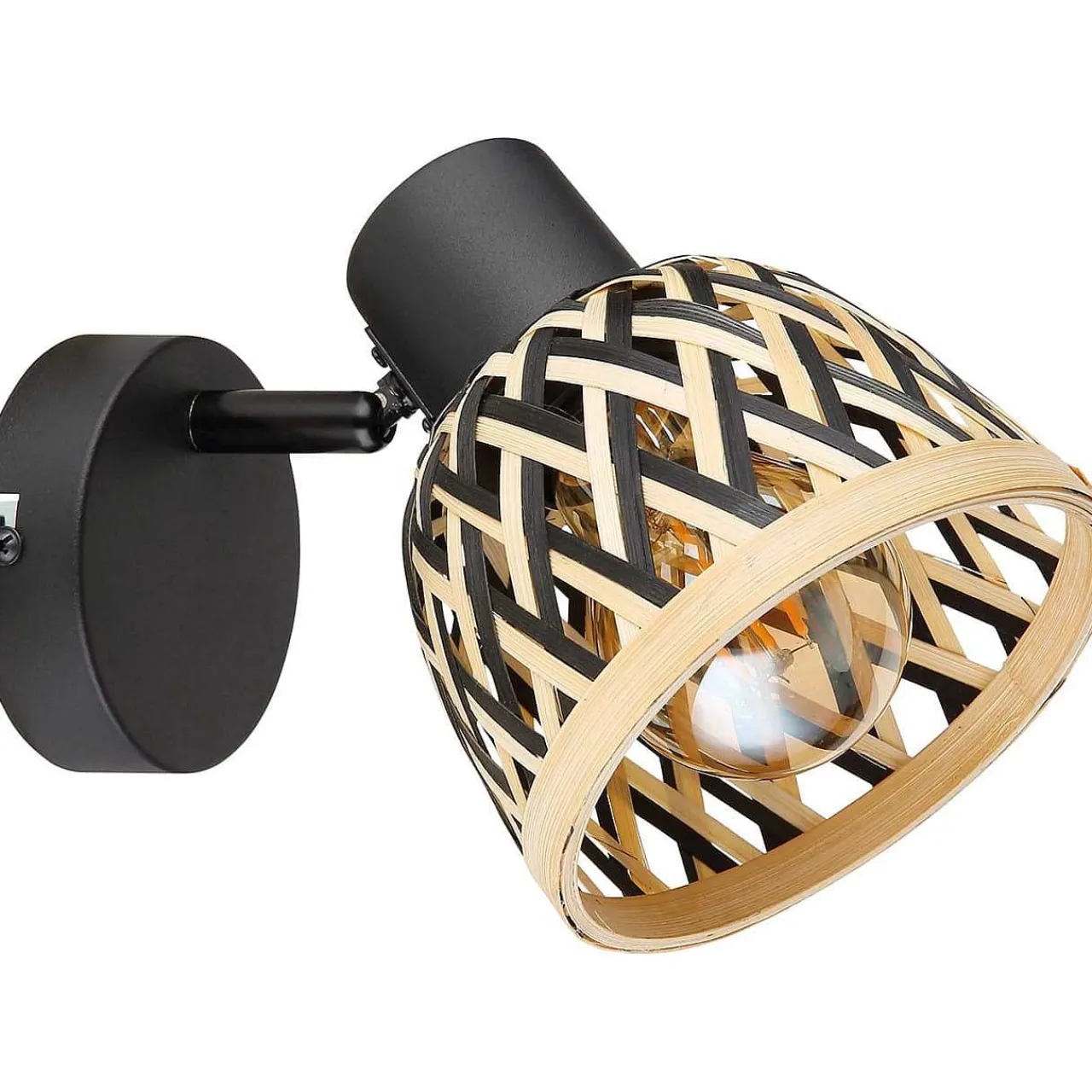 mutoni light Strahler Colly Metall Schwarz Matt 1Xe27 Led> Wandleuchten