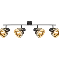 mutoni light Strahler Colly Metall Schwarz Matt 4Xe27 Led><noscript><img width=
