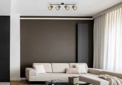 mutoni light Strahler Colly Metall Schwarz Matt 4Xe27 Led><noscript><img width=