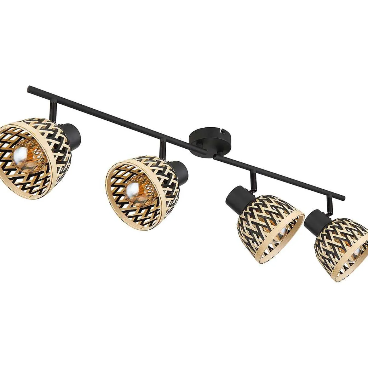 mutoni light Strahler Colly Metall Schwarz Matt 4Xe27 Led> Led-Wandleuchten