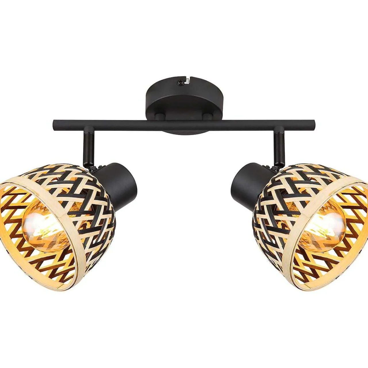 mutoni light Strahler Colly Metall Schwarz Matt 2Xe27 Led> Led-Wandleuchten