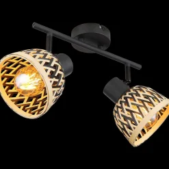 mutoni light Strahler Colly Metall Schwarz Matt 2Xe27 Led><noscript><img width=