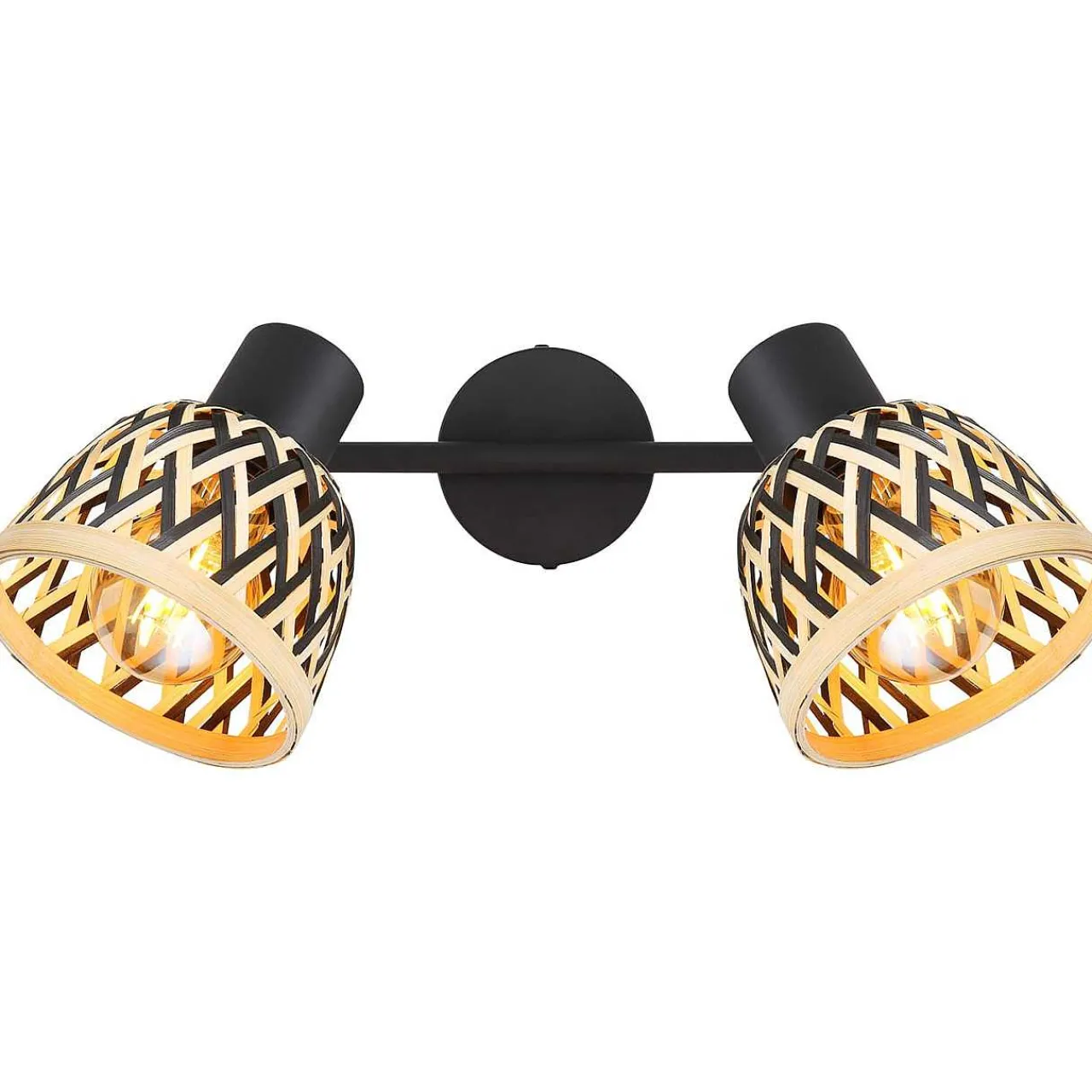 mutoni light Strahler Colly Metall Schwarz Matt 2Xe27 Led> Led-Wandleuchten