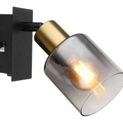 mutoni light Strahler Hollsy Metall Schwarz Matt 1Xe14><noscript><img width=