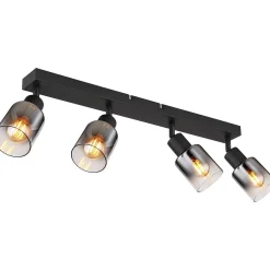 mutoni light Strahler Hubertus Metall Schwarz Matt 4Xe14><noscript><img width=