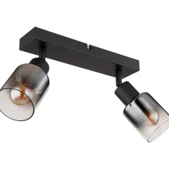 mutoni light Strahler Hubertus Metall Schwarz Matt 2Xe14><noscript><img width=