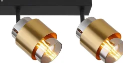 mutoni light Strahler Milley Metall Gold Schwarz Matt 4Xe27><noscript><img width=