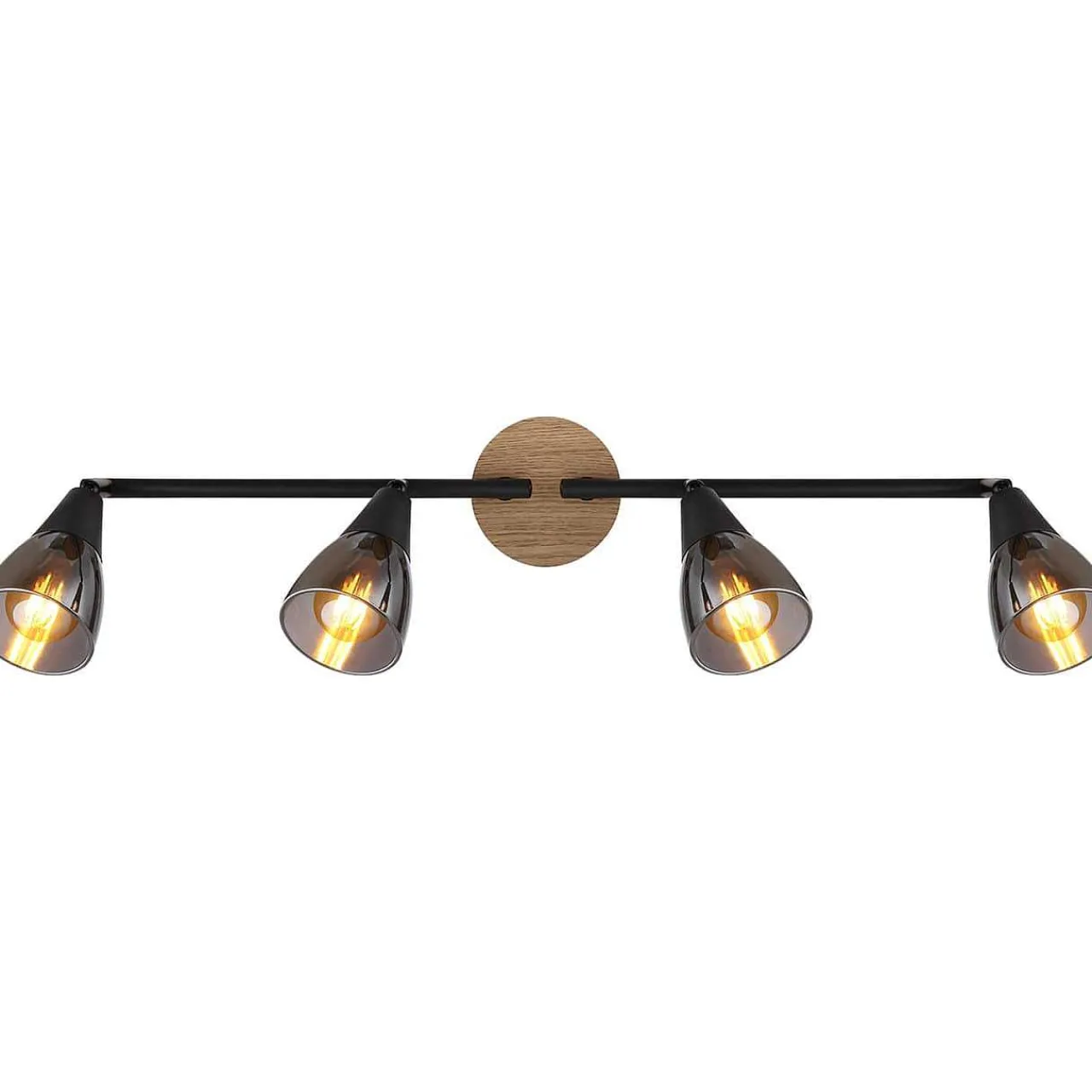 mutoni light Strahler Mubby Metall Schwarz Matt 4Xe14> Deckenleuchten
